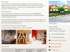 Pension Hänse - mit dem Weimar-Blick