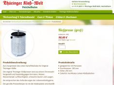 Thüringer Kloß-Welt - Internethandel